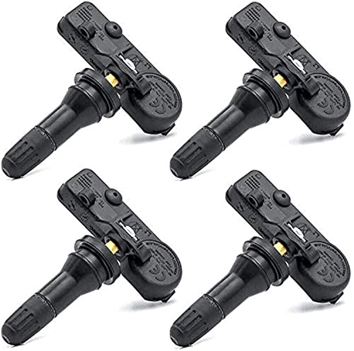 RENECTIV TPMS Sensor,433Mhz Tire Pressure Monitoring Sensor Fit for Chrysler Jeep Dodge Ram Replace# 56029398AB(4-Pack)
