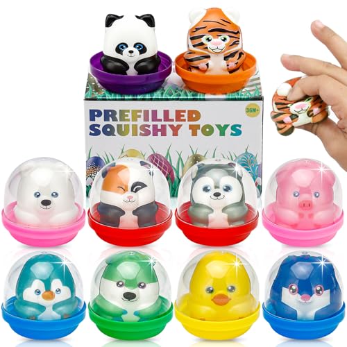 10 Packs Party Favors Easter Basket Stuffers Slow Rising Stress Squishies for Kids, Holloween Birthday Goodie Bag Stuffers,Kids Classroom Prizes