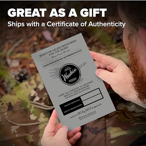 Pinnacle Mercantile Black Edition Woobie Made in USA by Winston-Salem Industries for The Blind All Purpose Poncho Liner Multi Use Nylon Tactical Camping Blanket