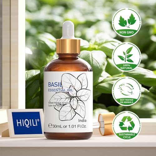 HIQILI 1 Fl Oz Ginger Oil, 100% Pure Natural Ginger Essential Oil for Hair, Massage, Skin - 30ml