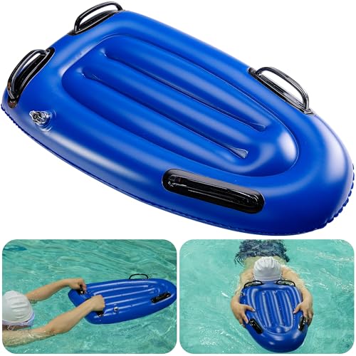 RunNico 2Pcs Adult Swim Training kickboard-Inflatable Adult Swimming Kickboard -PVC Pool Exercise Board,Swim Training Aid for Adult Pool Water Exercise
