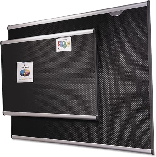 Quartet Bulletin Board, 3' x 2', Embossed, Hi-Density Foam, Aluminum Frame (B343A)