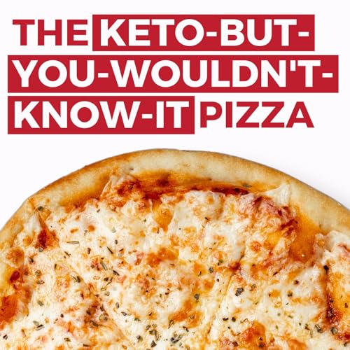Keto Pizza Crust - Low Carb and Keto Friendly - Only 2g Net Carbs - Incredible Taste and Texture - Zero Sugar - Just Add Water and Oil - Keto Has Never Been So Easy - Keto Food - No Almond Flour - Non-GMO Sourced (7.6oz Mix) (1-Pack)