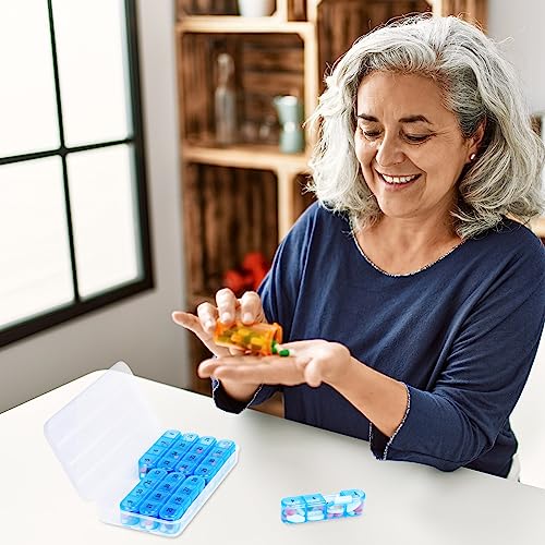 Zoksi Monthly Pill Organizer 1 Times a Day, 30 Day Pill Box Organizer,One Month Pill Case for Travel, 31 Day Daily Medcine Container for Vitamins, Supplement & Medication(Black)