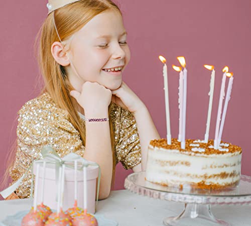Monily 7th Birthday Bracelets - Happy Birthday Gifts for 7 Year Old Girls