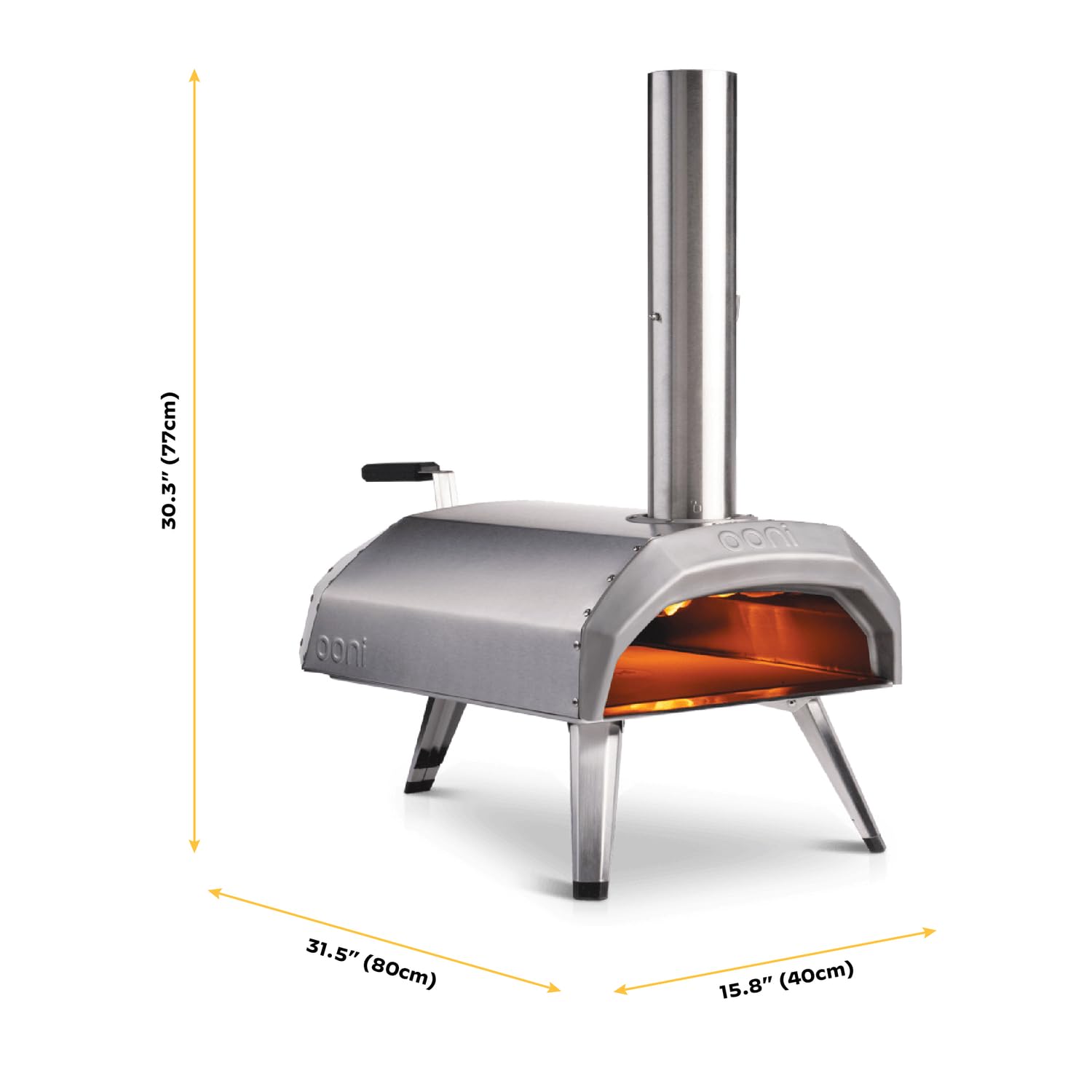 Ooni Karu 12 Pizza Oven – Portable Wood Fired Pizza Oven, Outdoor Wood and Gas Fired Pizza Oven for Stonebaked Pizza in 60 seconds