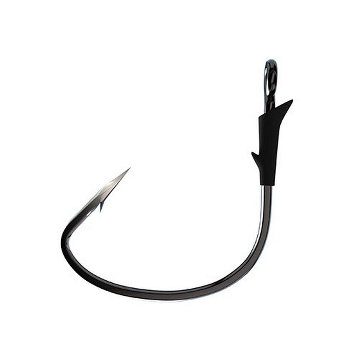 Eagle Claw TK190-2/0 Trokar Tournament Tube Hook, Platinum Black, Size 2/0 (Per 6)