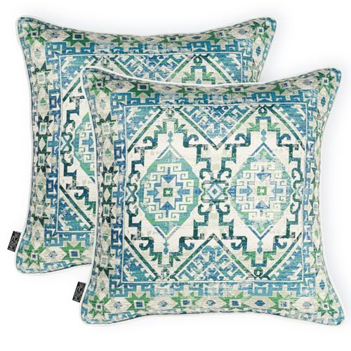 Royal Blaze Dark Grey 18x18 Inches Cushion Cases, Boho Satin Throw Pillow Covers Set of 2 with Pom Pom