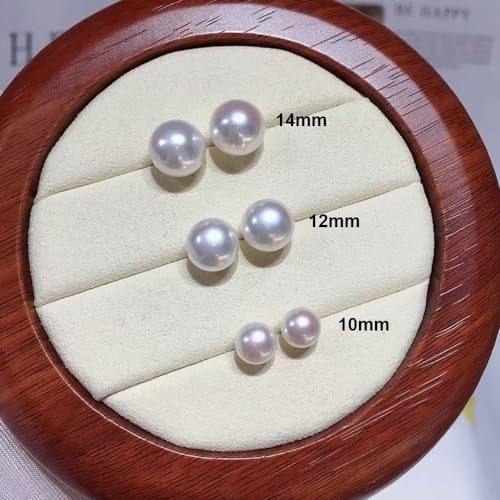 White Pearl Clip on Earrings for Women 10 MM Simple Pearl Clip Stud Earrings Faux Earrings