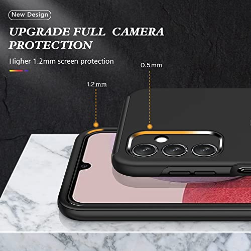 Dionsibei Galaxy A14 5G Case for Samsung Galaxy A14 5G Case Military Grade Shockproof Built-in Ring Holder Kickstand Car Mount Armor Heavy Duty Protective Case for Galaxy A14 5G Phone Case (Black)