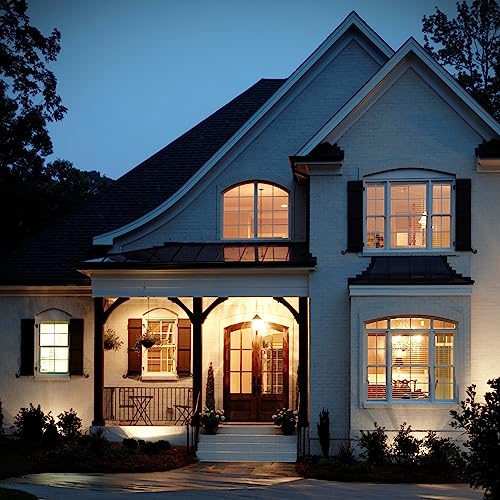 GKOLED 7W Outdoor LED Low Voltage Landscape Lighting Flood Light, 2700K, 550Lumen, 9-15V AC/DC, 1/2" Adjustable Knuckle Mount