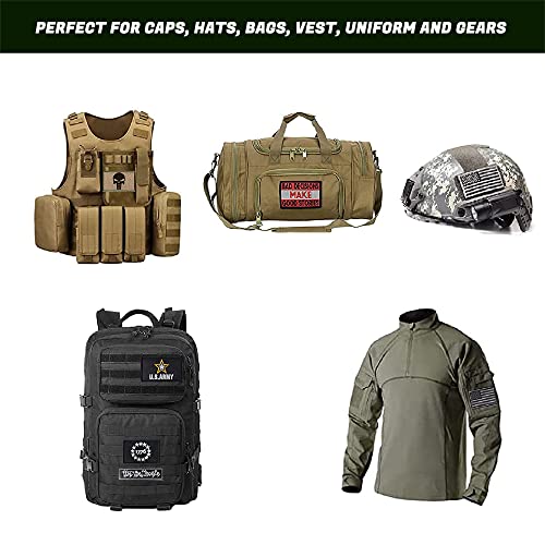 TXSN 2PCS No Photo Please Patches, Hook & Loop Funny Patch Full Embroidery Badge for Dog Vest Harness and Caps Bags Vests Jackets Backpacks Uniforms