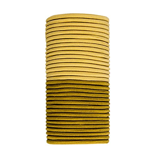 Goody Ouchless Elastic Hair Tie - 32 Count, Blonde - 4MM for Medium Hair - Slideproof Pain-Free Hair Accessories for Men, Women, Boys, and Girls - Perfect for Long Lasting Braids, Ponytails, and More