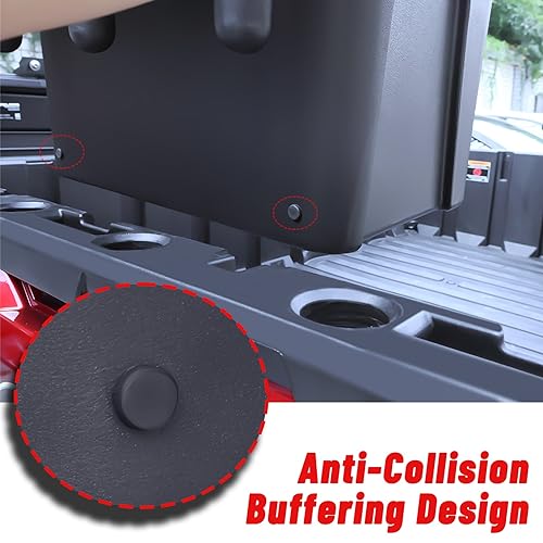 StarknightMT Waterproof UTV Bed Box 6GAL Compatible with Polaris Ranger 1000 900 570 500/Ranger XP/General 1000 2016-2023 Ranger 1000 Accessories UTV Tool Box