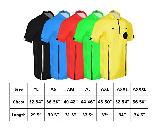 New! 2018 Pro Soccer Referee Package (9 Piece) (Black, Adult XL)