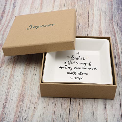 JoycuFF Ring Necklaces Holder Trinket Dishes Mom Mother Birthday Christmas Gift Jewelry Tray Mom No Matter What Life Throws at You at Least You Don't Have Ugly Chil*ren