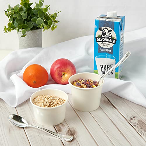 50pack 12oz Paper Soup Containers with Lids, Disposable Kraft Paper Food Cups, Ice Cream Cups, Food Storage with Lids, Microwavable and Freezer Safe, Suitable for Christmas Thanksgiving(White)
