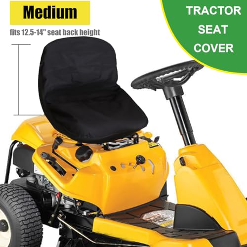 Riding Lawn Mower Seat Cover Compatible with John Deere,Lawn Tractor Seat Cover(Medium)