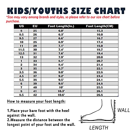 Voovix Kids LED Light Up Shoes USB Charging Flashing High-top Sneakers for Boys and Girls Child Unisex(White,US4.5/CN37)