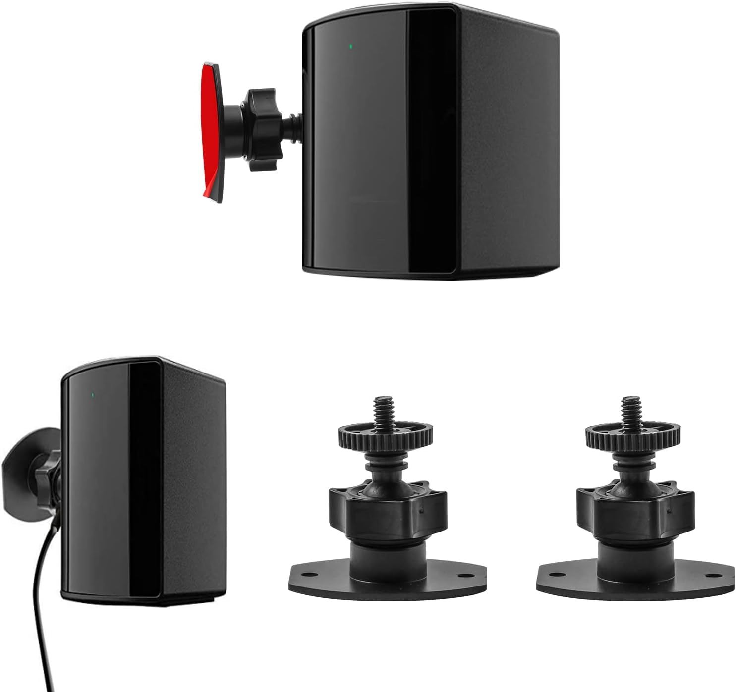 Wall Mount 1/4 Screw Mini Tripod Stand Holder for Valve Index/for HTC Vive/for Vive PRO Base Station-Equipped with Strong Double- Sided Adhesive and Screw Set-Drill or Adhensive at Your Own Choice