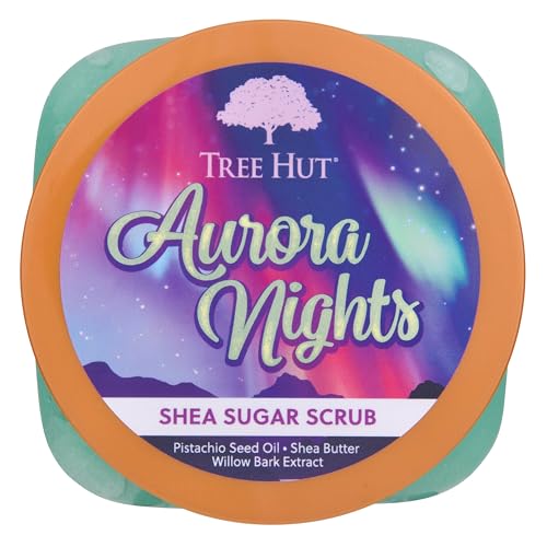 Tree Hut Raspberry Fizz Shea Sugar Scrub | Exfoliating Body Scrub Removes Dead, Dry Skin for a Soft & Hydrated Feel | Nourishing Essential Body Care | 18 fl oz.