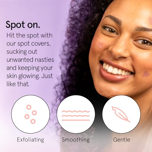 grace & stella Award Winning Pimple Patches For Face (Heart, 36 Count) - Hydrocolloid Acne Patches for Face - Dermatologist Tested, Vegan, Cruelty-Free Zit Patches for Face, Blemish Patches