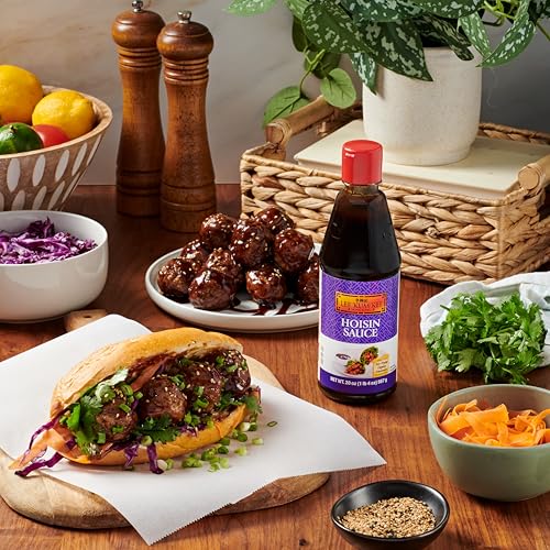 Lee Kum Kee Hoisin Sauce (20 oz - 1 Pack), Sweet & Savory, Ideal for Marinades, BBQ Sauce, Dips, Stir-Frying, Pizza, and Soup Noodles
