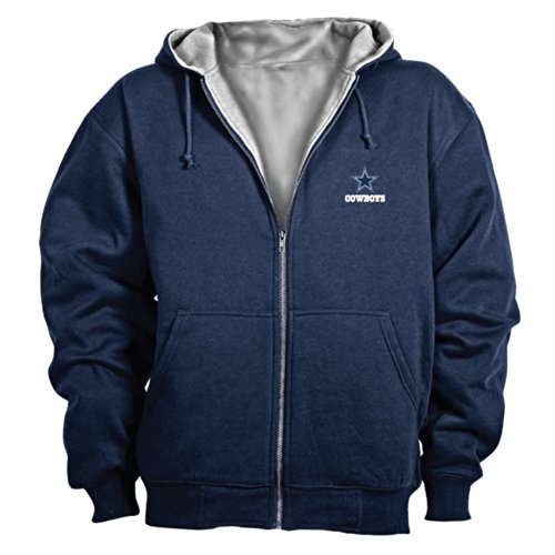 dunbrooke Men's Black Arizona Cardinals Craftsman Thermal-Lined Full-Zip Hoodie
