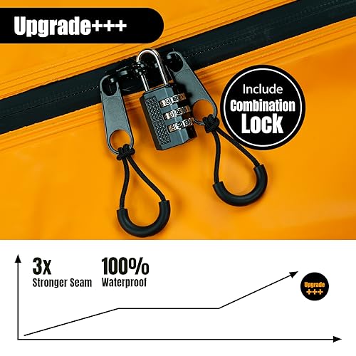 Car Rooftop Cargo Carrier Bag 20 Cubic Feet, 100% Waterproof Roof Bag Top Luggage Carrier for Any Vehicles with/Without Rack Cross Bar, Includes Anti-Slip Mat +4 Door Hooks +Storage Bag +Lock