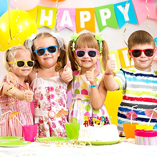 Pool Party Favors Beach Party Favors - 48 PCS Pool Toys For Kids Ages 3 4 5 6 7 8 Beach Balls Bulk, Sand Bucket and Shovels Set, Kids Sunglasses Bulk, Beach Summer Toys, Pool Party Supplies Sand toys