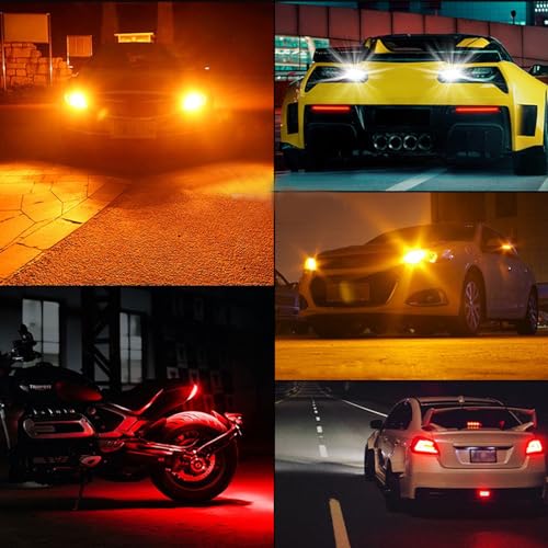 Atokrtact 1156 LED Reverse Bulbs Super Bright BA15S 3497 7506 1141 LED Replacement with Projector for Car Truck RV Back Up Lights, 6000K Xenon White 3600 Lumens P21W (White)