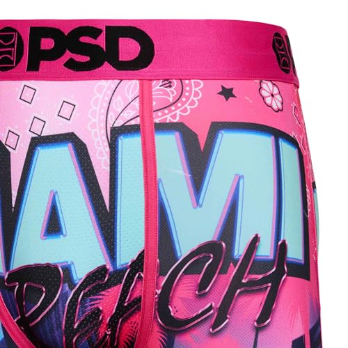 PSD Men's Drippin Heat Boxer Briefs, Multi, M