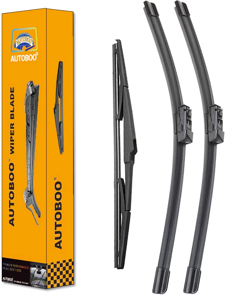 AUTOBOO Replacement for Toyota Prius Windshield Wiper Blade with Rear 2016 2017 2018 2019 2020 28"+16"+16inch