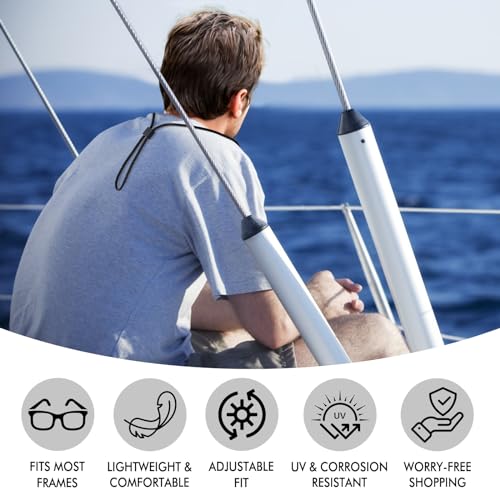 BANSTLE Adjustable Glasses Straps - 3 Pcs Adjustable Eyewear Retainer Glasse Strap for Men, Women and Kids, Eyewear String Lanyard Retainer, Sunglasses Straps, Eyeglasses Straps