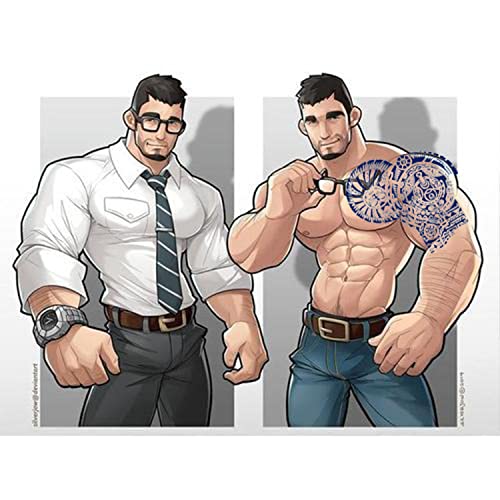Waterproof Temporary Tattoos Paper Sticker Dwayne Johnson Totem Large Body Art (Temporary Tattoos 40)