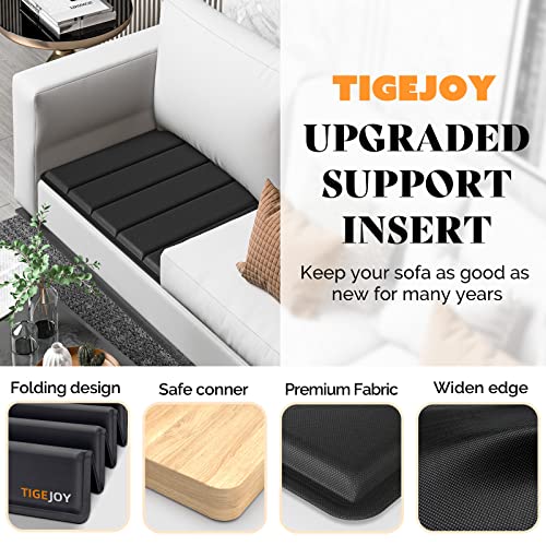 TigeJoy Heavy Duty Sofa Cushion Support Board for Sagging Couches, Thick Solid Wood Boards Add Strong Seat Supports, 20.5''Wx 23" L for Armchair, Replacement Stuffing Under Couches Sofa Saver