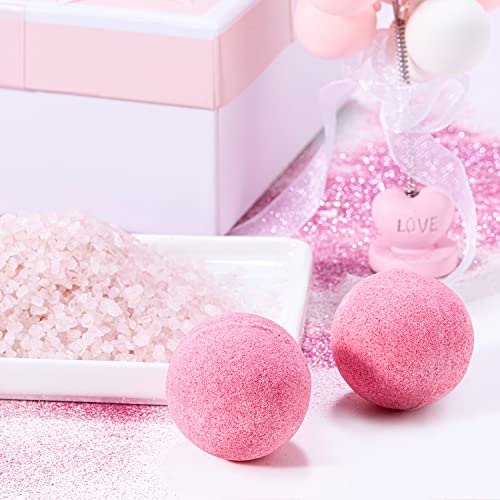 Gift Baskets for Women Cherry Blossom Bath Gift Set with Bubble Bath,Body Lotion Spa Kit for Women Mothers Day Gifts for Mom