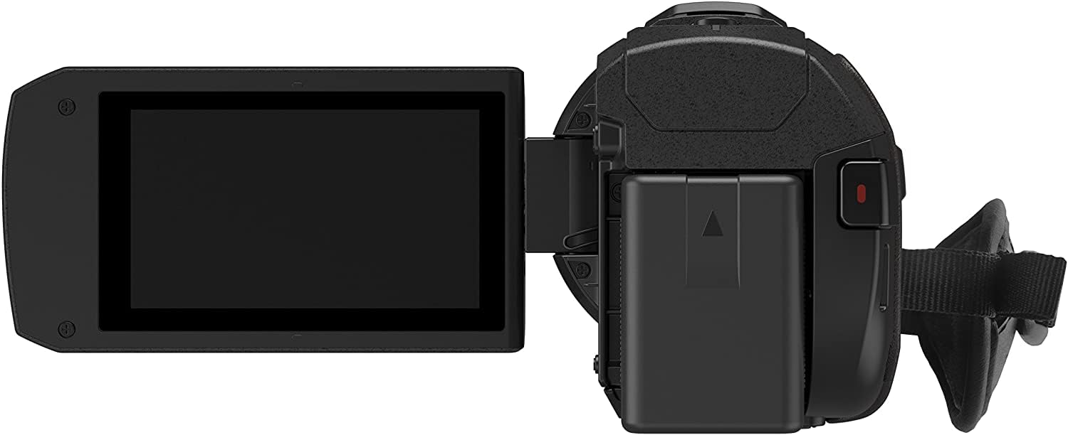 Panasonic PANASONIC HC-VX1 4K Camcorder, 24X LEICA DICOMAR Lens, 1/2.5" BSI Sensor, Three O.I.S. Stabilizer Systems, HDR Mode, Wireless Multi-Camera Capture (USA Black)