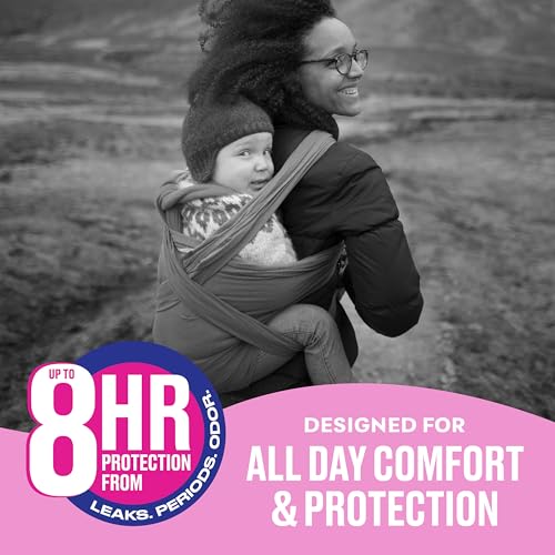 Carefree Maxi Pads for Women, Super/Long Pads With Wings, 28ct | Carefree Pads, Feminine Care, Period Pads & Postpartum Pads | 28ct (Pack of 1)