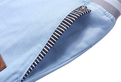 Tansozer Mens Shorts Casual Classic Fit Drawstring Summer Beach Shorts with Elastic Waist and Pockets Peacock Blue 2XL