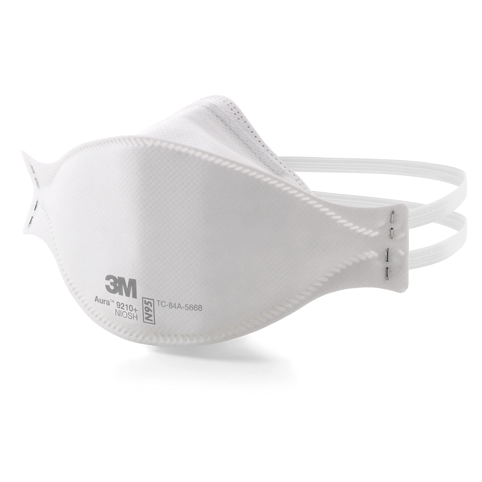 3M Aura Particulate Respirator 9210+, N95, Pack of 20 Disposable Respirators