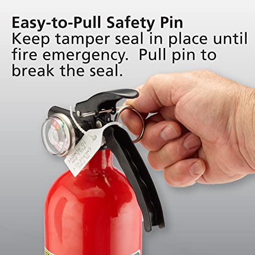 Kidde Fire Extinguisher for Home, 1-A:10-B:C, Dry Chemical Extinguisher, Red, Mounting Bracket Included, 4 Pack