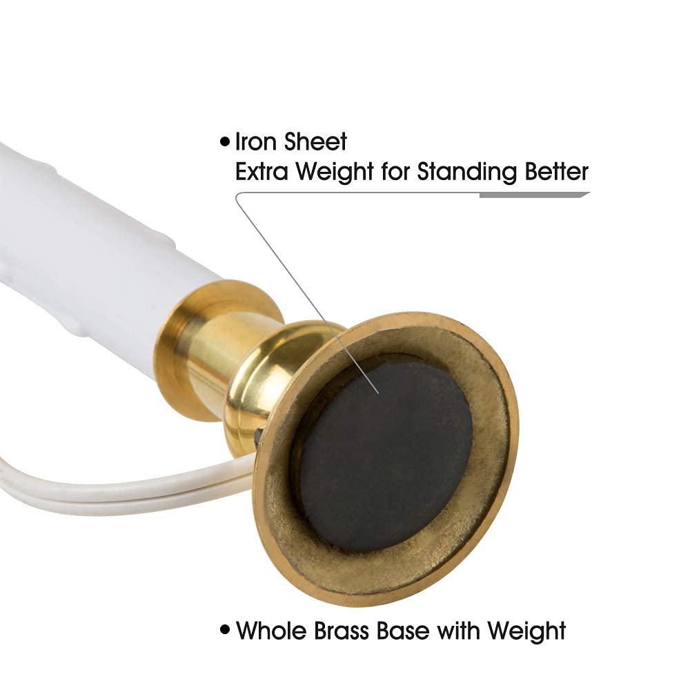 New Ideal Lights Window Candle Electric with Daily Timer Function, Brass Base Christmas Window Candle with Extra Weight, UL Listed 4 Set Packing 2 Extra Replacement Bulb