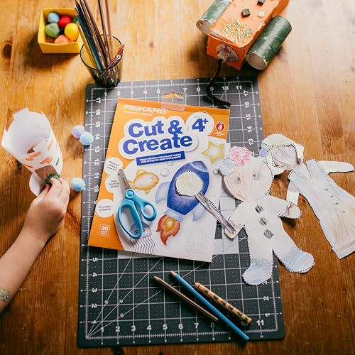 Fiskars 5" Blunt-Tip Scissors for Kids Ages 4-7, For School or Crafting, Purple