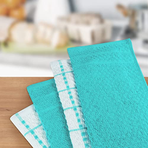 Utopia Towels - Kitchen Towels 12 Pack, 15 x 25 Inches, 100% Ring Spun Cotton Super Soft and Absorbent Linen Dish, Tea and Bar Towels Set, Yellow
