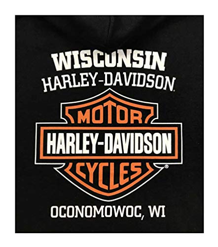 Harley-Davidson Men's Bar & Shield Logo Pullover Hoodie - Black 30297503 (S)
