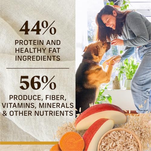 Merrick Healthy Grains Premium Adult Dry Dog Food, Wholesome and Natural Kibble, Healthy Weight Recipe - 4.0 lb. Bag