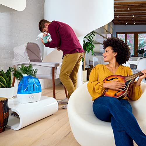 AquaOasisยฎ Cool Mist Humidifier (2.2L Water Tank) Quiet Ultrasonic Humidifiers for Bedroom & Large room - Adjustable -360 Rotation Nozzle, Auto-Shut Off, Humidifiers for Babies Nursery & Whole House