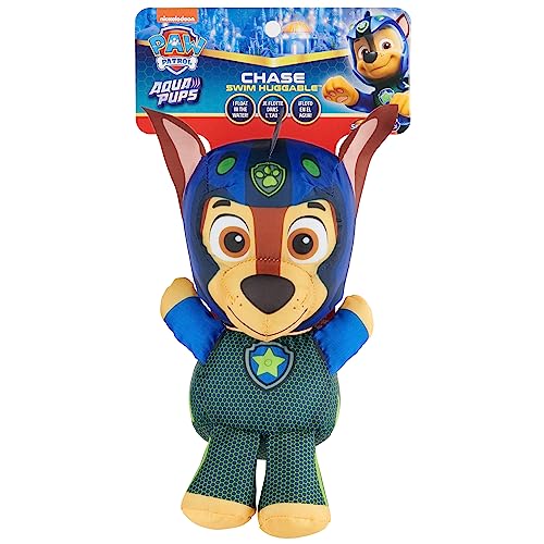 SwimWays Paw Patrol AquaPups Chase Swim Huggable, Paw Patrol Toys, Bath Toys & Beach Toys, Floating Water Stuffed Animal for Kids Aged 1 & Up