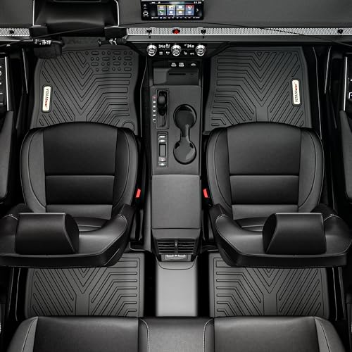 YITAMOTOR Floor Mats Fit for Fusion & MKZ 2013 2014 2015 2016, Custom Fit Floor Liners for 2013-2016 Ford Fusion Energi & Titanium, Lincoln MKZ, 1st & 2nd Row All Weather Protection, Black